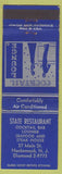 Matchbook Cover - State Restaurant Hackensack NJ