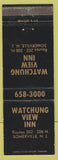 Matchbook Cover - Watchung View Inn Somerville NJ