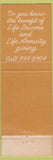 Matchbook Cover - Memorial Hospital of Long Beach CA