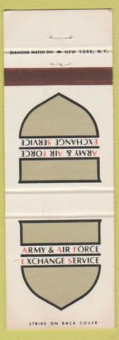 Matchbook Cover - Army Air Force Exchange Service