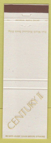 Matchbook Cover - Century II