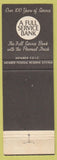 Matchbook Cover - Capital City State Bank Des Moines IA