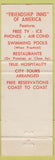 Matchbook Cover - Mirador Motel Reno NV
