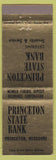 Matchbook Cover - Princeton State Bank MO