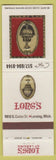 Matchbook Cover - Lorng's of Lansing MI restaurant