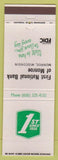 Matchbook Cover - 1st National Bank Monroe WI