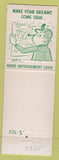 Matchbook Cover - 1st National Bank Monroe WI