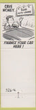 Matchbook Cover - Lincoln Bank Lynn Lynnfield MA