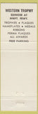 Matchbook Cover - Western Trophy and Engraving Santa Ana CA