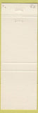 Matchbook Cover - Blue Flame Grill Opp AL yellow