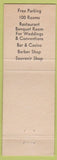 Matchbook Cover - Mizpah Hotel casino Tonopah NV