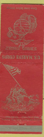 Matchbook Cover - US Marine Corps Iwo Jima WORN