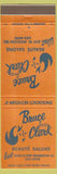 Matchbook Cover - Bruce and Clark Beauty Salon Mequon WI