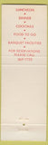 Matchbook Cover - China Inn Chinese Restaurant Dallas TX