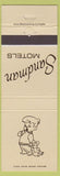 Matchbook Cover - Sandman Motels Anaheim CA Disneyland Reference
