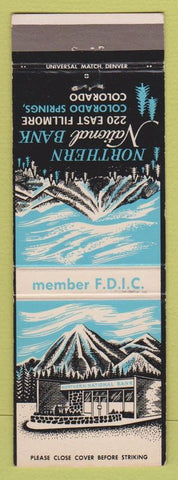 Matchbook Cover - Northern National Bank Colorado Springs Colorado