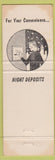 Matchbook Cover - Northern National Bank Colorado Springs Colorado