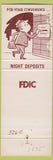 Matchbook Cover - London Square Bank Eau Claire WI