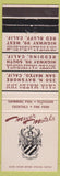 Matchbook Cover - Meyer Hotels Redding CA Red Bluff San Mateo CA
