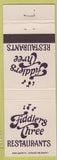 Matchbook Cover - Fiddlers Three Long Beach Tustin La Habra CA WEAR