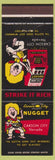 Matchbook Cover - Carson City Nugget casino NV