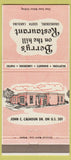 Matchbook Cover - Berry's on the Hill Restaurant Orangeburg SC 30 Strike