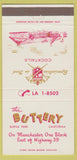 Matchbook Cover - The Buttery Buena Park CA 30 Strike