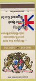 Matchbook Cover - Piccadilly Lions Head House of Lords MI 30 Strike