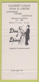 Matchbook Cover - Victor Hugo Long Beach CA 30 Strike