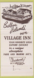 Matchbook Cover - Village Inn Balboa Island CA 30 Strike