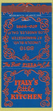 Matchbook Cover - Italy's Little Kitchen Los Angeles CA 30 Strike
