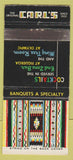 Matchbook Cover - Carl's Los Angeles CA 30 Stick