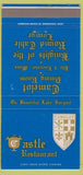 Matchbook Cover - Castle Restaurant Leicester MA 30 Strike