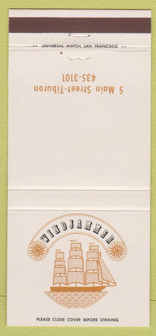 Matchbook Cover - Windjammer Tiburon CA 30 Strike