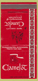 Matchbook Cover - Hans Skalle's Camelot Bloomington MN 30 Strike