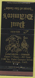 Matchbook Cover - Paul DiAmico's Palm Springs CA 30 Strike