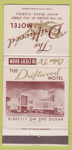 Matchbook Cover - Driftwood Motel Miami Beach FL 30 Strike