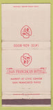 Matchbook Cover - San Francisco Hotel CA 30 Strike