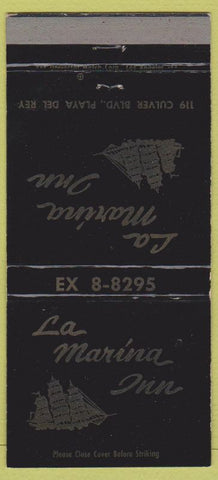 Matchbook Cover - La Marina Inn Playa Del Rey CA 30 Strike