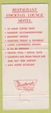 Matchbook Cover - Brigadoon Restaurant Vacaville CA 30 Strike