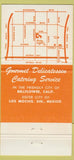 Matchbook Cover - Henry Moffett's Chicken Pies Fried Bellflower CA 30 Strike