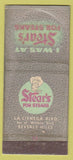 Matchbook Cover - Stear's Steaks Beverly Hills CA WORN 21 Strike Feature