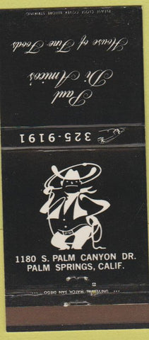 Matchbook Cover - Paul DiAmico's Palm Springs CA 30 Strike