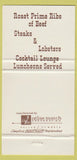 Matchbook Cover - Prime Rib Inn West Covina CA 30 Strike