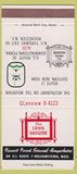 Matchbook Cover - 1896 House Williamstown MA 30 Strike