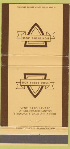 Matchbook Cover - Sportmen's Lodge Studio City CA 30 Strike