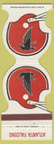 Matchbook Cover - Atlanta Falcons Hottle's Wilkes Barre PA 1980 schedule