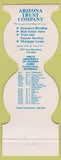 Matchbook Cover - Arizona Wildcats 1980-81 Basketball Schedule bank