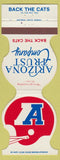 Matchbook Cover - Arizona Wildcats 1979 football schedule Trust Company