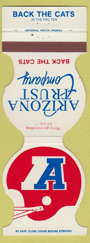 Matchbook Cover - Arizona Wildcats 1979 football schedule Trust Company